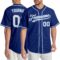 Custom Royal White-Light Blue Authentic Baseball Jersey