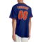 Custom Royal Orange-White Authentic Baseball Jersey