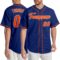 Custom Royal Orange-White Authentic Baseball Jersey