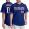 Custom Royal White-Red Authentic Baseball Jersey