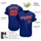 Custom Royal Red-White Authentic Baseball Jersey