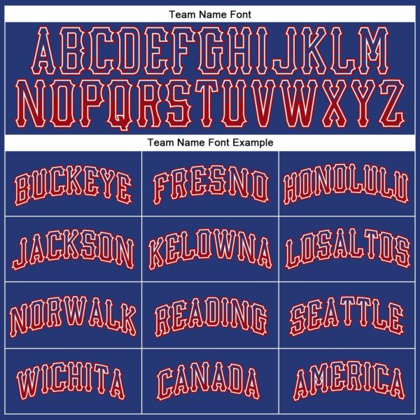 Custom Royal Red-White Authentic Drift Fashion Baseball Jersey