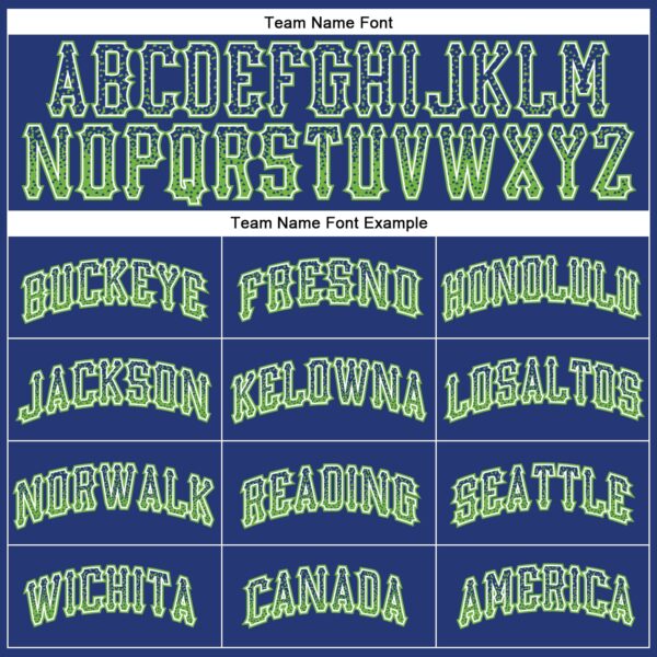 Custom Royal Neon Green-White Authentic Drift Fashion Baseball Jersey