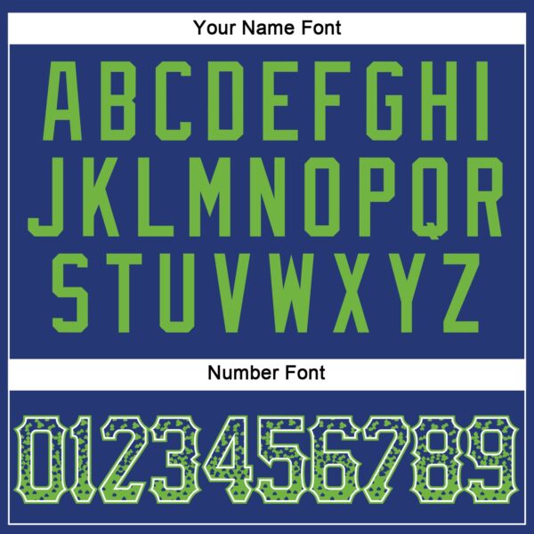 Custom Royal Neon Green-White Authentic Drift Fashion Baseball Jersey