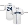 Custom White Navy Baseball Jersey