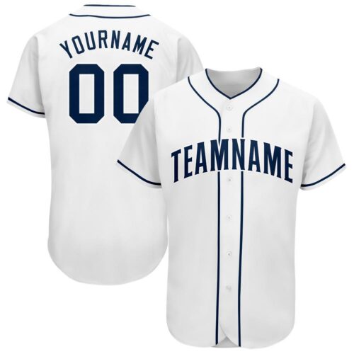 san_diego_0001 Custom White Navy Baseball Jersey