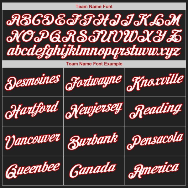 Custom Black Red-Gray Authentic Split Fashion Baseball Jersey