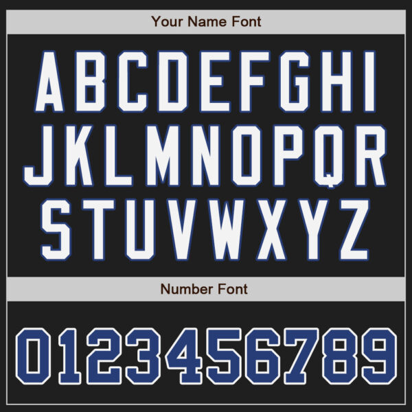 Custom Black Royal-Yellow Authentic Split Fashion Baseball Jersey