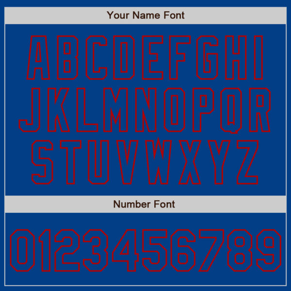 Custom White Royal-Red Authentic Split Fashion Baseball Jersey