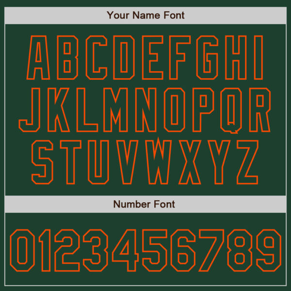 Custom White Green-Orange Authentic Split Fashion Baseball Jersey