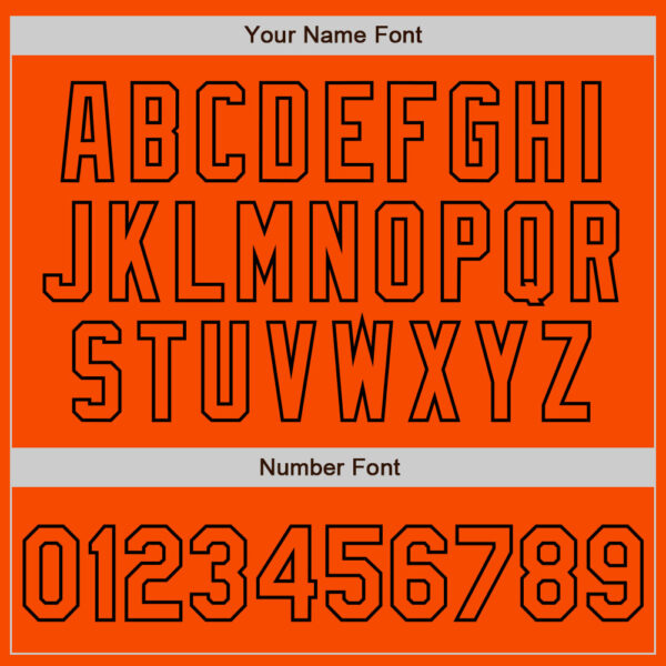 Custom White Orange-Black Authentic Split Fashion Baseball Jersey