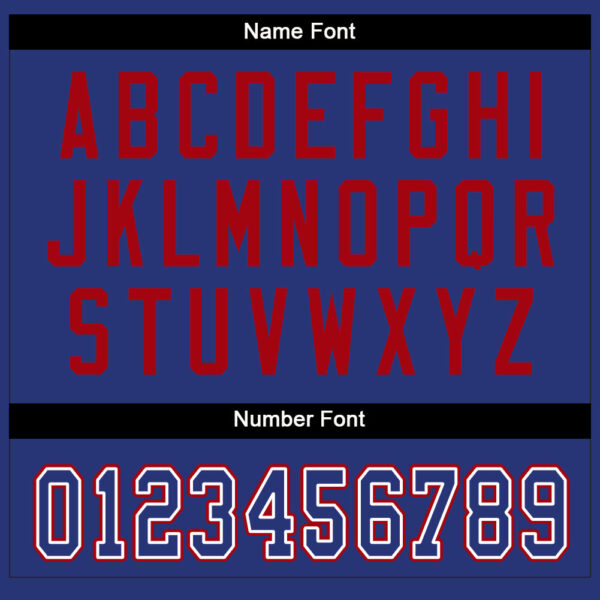 Custom White Royal-Scarlet Split Fashion Football Jersey