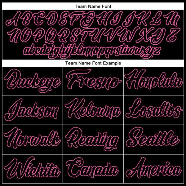 Custom White Black-Pink Authentic Split Fashion Baseball Jersey