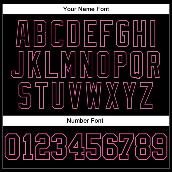 Custom White Black-Pink Authentic Split Fashion Baseball Jersey