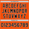 Custom Orange Black-Gray Authentic Split Fashion Baseball Jersey