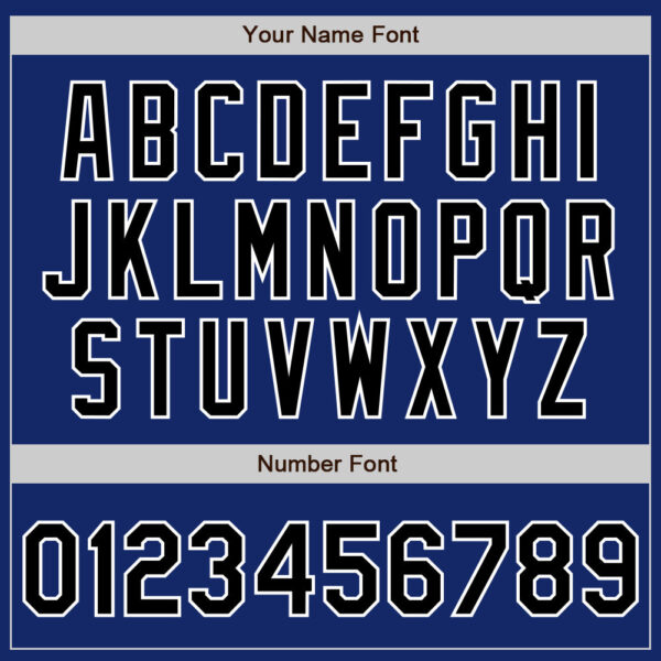 Custom Royal Black-Gray Authentic Split Fashion Baseball Jersey