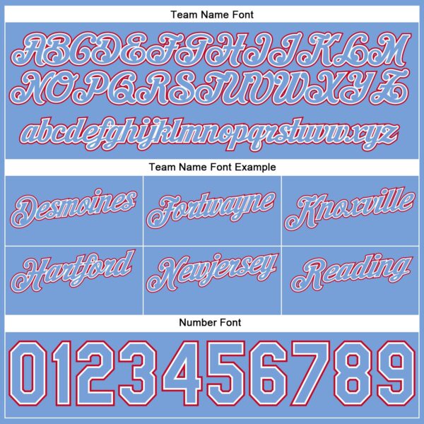 Custom White Light Blue-Red Authentic Throwback Split Fashion Basketball Shorts