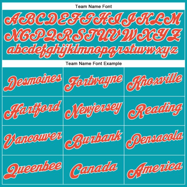 Custom Teal White Pinstripe Orange-White Authentic Basketball Jersey