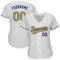 Custom White Old Gold-Royal Authentic Baseball Jersey