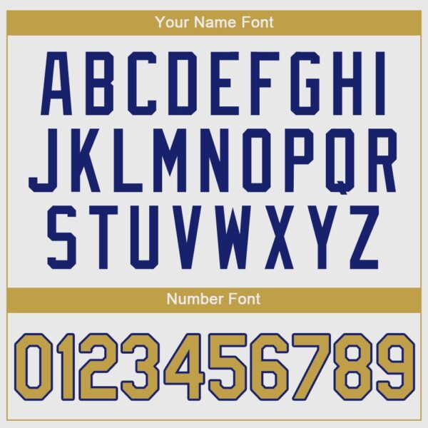 Custom White Old Gold-Royal Authentic Baseball Jersey