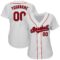 Custom White Red-Navy Authentic Baseball Jersey