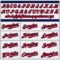 Custom White Red-Navy Authentic Baseball Jersey