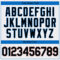 Custom White Black-Powder Blue Authentic Baseball Jersey