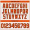 Custom White Orange-Black Authentic Baseball Jersey