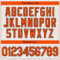 Custom White Orange-Black Authentic Baseball Jersey