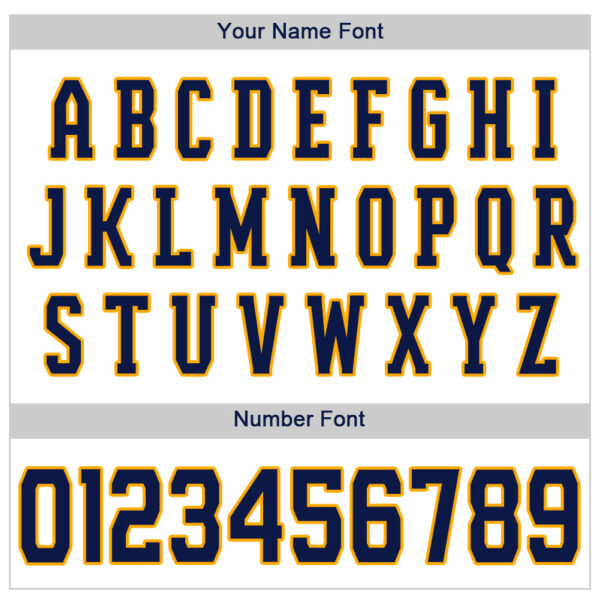 Custom White Navy Pinstripe Navy-Gold Authentic Baseball Jersey