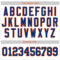 Custom White Royal Pinstripe Royal-Orange Authentic Baseball Jersey