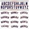 Custom White Royal Pinstripe Royal-Orange Authentic Baseball Jersey