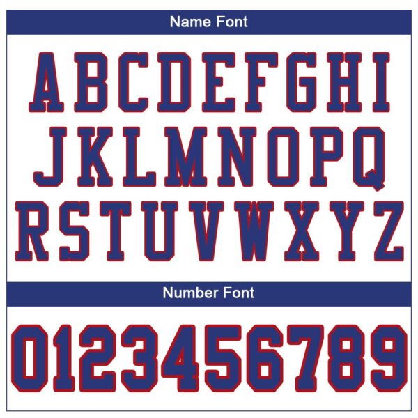 Custom White Royal-Red Mesh Authentic Football Jersey