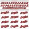 Custom White Red-Black Authentic Baseball Jersey
