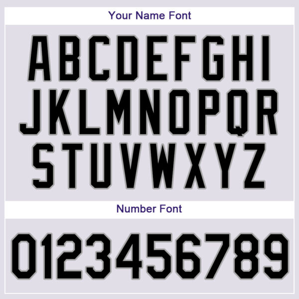 Custom White Purple Pinstripe Black-Gray Authentic Baseball Jersey