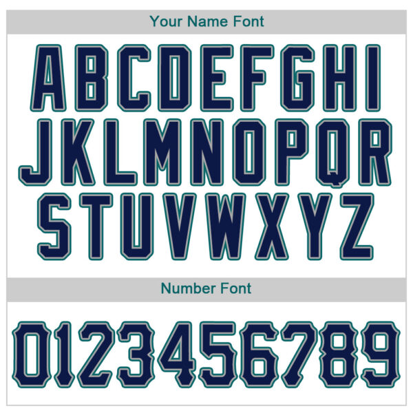 Custom White Navy-Teal Authentic Baseball Jersey