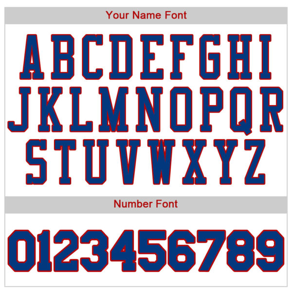 Custom White Royal Pinstripe Royal-Red Authentic Baseball Jersey