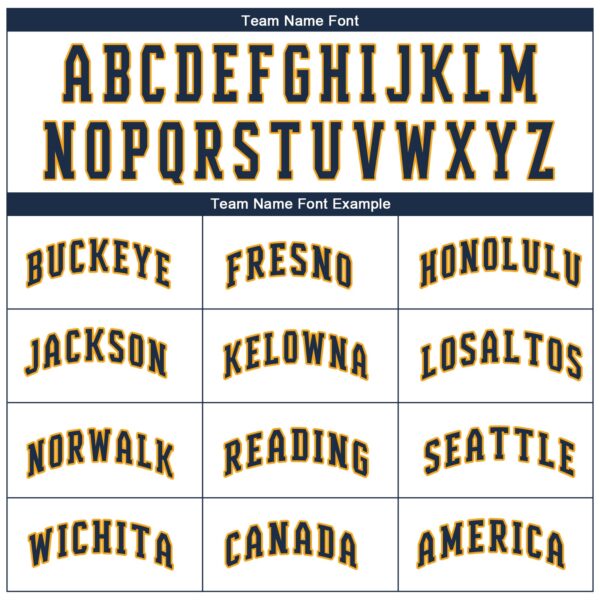 Custom White Navy-Gold Performance T-Shirt