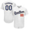 Custom White Royal-Old Gold Authentic Baseball Jersey