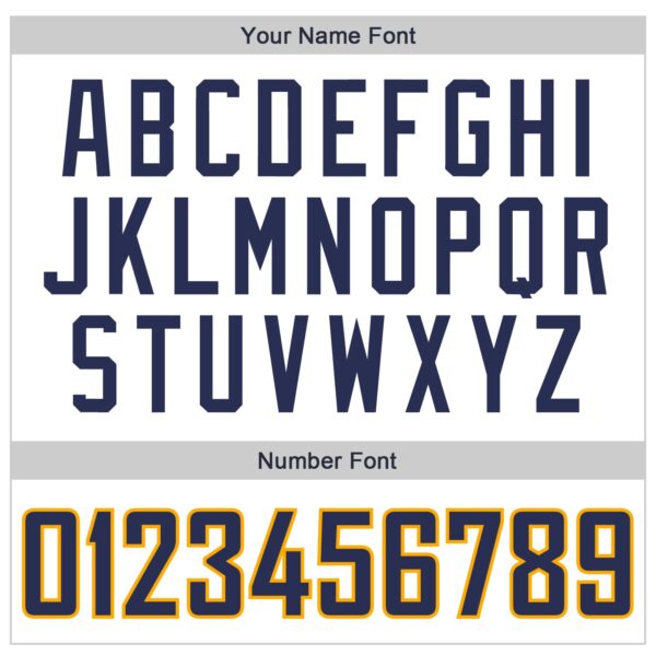 Custom White Navy-Gold Authentic Throwback Basketball Jersey