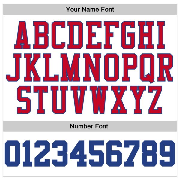 Custom White Royal-Red Authentic Throwback Basketball Jersey