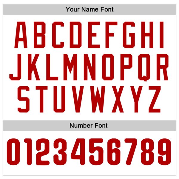 Custom White Red Pinstripe Red Authentic Baseball Jersey