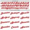 Custom White Red Pinstripe Red Authentic Baseball Jersey