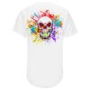 Custom White Royal-Red Authentic Skull Fashion Baseball Jersey