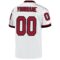 white_0519-2 Custom White Cardinal-Black Mesh Authentic Throwback Football Jersey