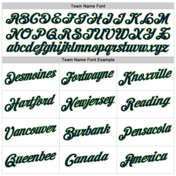 Custom White Navy-Neon Green Authentic Baseball Jersey