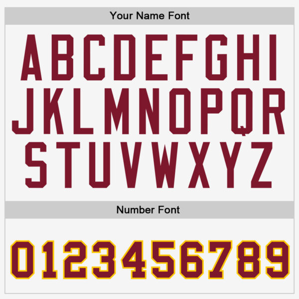 Custom White Crimson-Gold Authentic Baseball Jersey