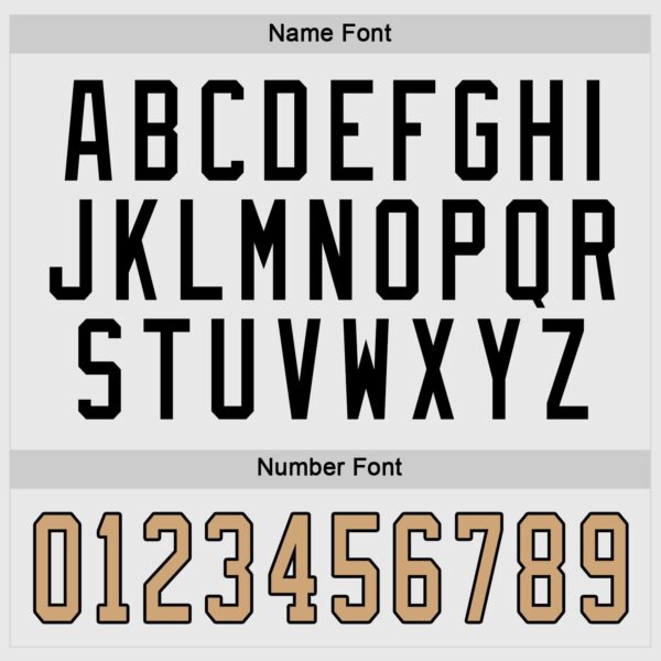 Custom White Old Gold-Black Hockey Jersey