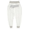 Custom White Gray Pinstripe Gray-White Sports Pants