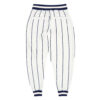Custom White Navy Pinstripe Navy-White Sports Pants